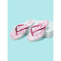 Forever Glam by Pantaloons Women's Pink Flip Flops-picture-20