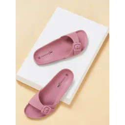 Forever Glam by Pantaloons Women's Rust Slides-picture-15