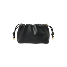 Forever New Black Blossom Ruched Medium Clutch-picture-28