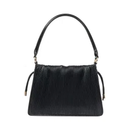 Forever New Black Palmer Textured Medium Satchel-picture-24