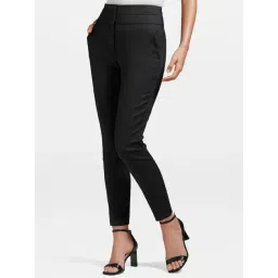 Forever New Black Regular Slim Fit Trousers-picture-41