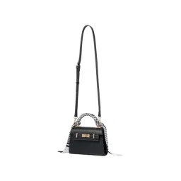 Forever New Black Tanya Top Handle Lock Sling Bag-picture-34