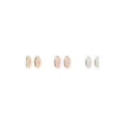 Forever New Emmerson Oval Stone Multi Pack Stud for Women-picture-40