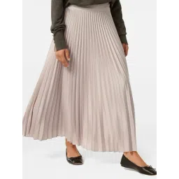 Forever New Estelle Petite Satin Pleated Skirt-picture-48