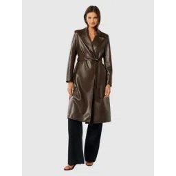 forever new Gabbi Vegan Leather Trench Coat-picture-27