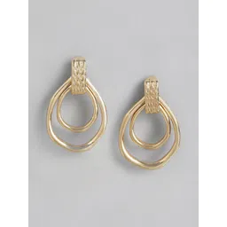 Forever New Gold-Plated Circular Hoop Earrings-picture-10