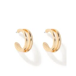 Forever New Gold Plated Devon Double Hoop Earring-picture-22