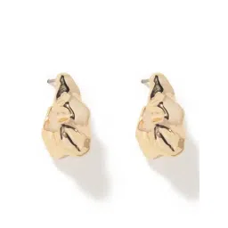 Forever New Gold Plated Odell Organic Stud Earring-picture-10