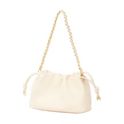 Forever New Ivory Medium Clutch-image-5