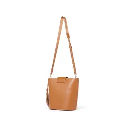 Forever New Light Tan Solid Medium Slings Handbag image 2