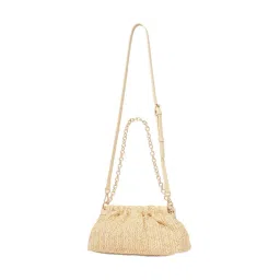Forever New Natural Nala Woven Medium Clutch-image-19