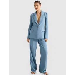 Forever New Notched Lapel Collar Slim-Fit Single Breasted Blazer-picture-12