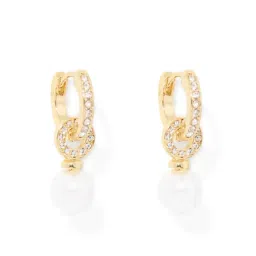 Forever New Pearl & Gold Grace Pearl Crystal Drop Earring-picture-48