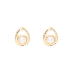 Forever New Pearl & Gold Sanchia Pearl Teardrop Stud Earring-picture-35