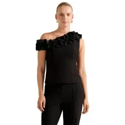 forever new Sadie Tipped Shoulder Ruffle Top-picture-15