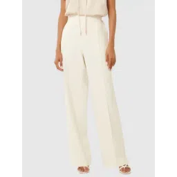 Forever New White Blended Straight Fit Trouser-picture-39