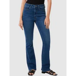 Forever New Women Bootcut High-Rise Light Fade Stretchable Jeans-image-35
