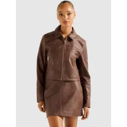 Forever New Women Leather Jacket-picture-36