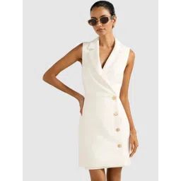 Forever New Women V-Neck Mini Wrap Dress-picture-22