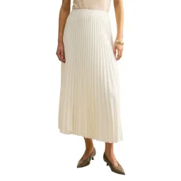 forever new Yasmin Satin Pleated Skirt-picture-24