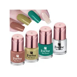 FORFOR Rose Gold Set Of 4 Rose Perfect Stay Nail Polish - 6ml Each -  103-104-113-114-picture-23