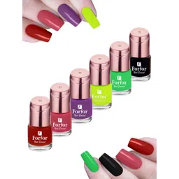 FORFOR Rose Gold Set Of 6 Perfect Stay Nail Polish - 6ml Each - 107-102-109-116-117-118-picture-25