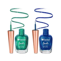 FORFOR Set of 2 Sparkle Water-Proof Sensational Liquid Glitter Eyeliners - 7 ml each-picture-33