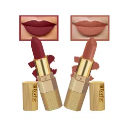FORFOR Set Of 2 Xpression Stick Matte Lipstick 3.5g Each - Nude Matte 306 & Cherry Red 304-picture-25