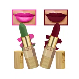 FORFOR Set of 2 Xpression Stick Matte Lipstick - Maroon Matte 307 & Natural Pink 305-picture-22