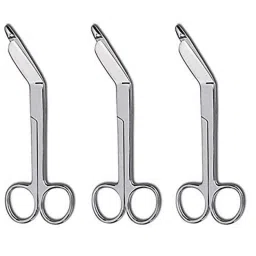 Forgesy 3 Pcs 5.5 inch Stainless Steel Bandage Surgical Scissors Set, GSS099-picture-10