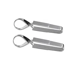 Forgesy 4 inch Stainless Steel Cross Action Towel Clip, FORGESY203 (Pack of 2)-picture-30