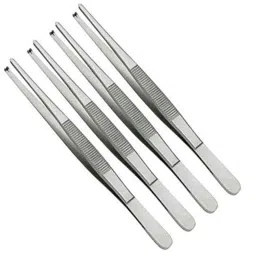 Forgesy 6 inch Stainless Steel Tooth Forceps, FORGESY220 (Pack of 4)-picture-36