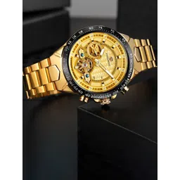 FORSINING Men Patterned Dial & Stainless Steel Bracelet Style Analogue Watch FSG8204M4T1-picture-39