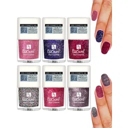 ForSure High Shine Set Of 6  Glitter Nail Polish-5ml Each-94-96-97-98-89-92-picture-35