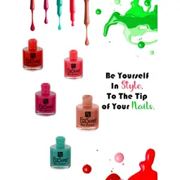 ForSure Set Of 2 Quick Dry Nail Paint 8ml Each - Maroon Wine 111 - Intense Pink 108-picture-21