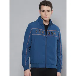 Fort Collins Men Blue Printed Tailored Jacket-picture-29