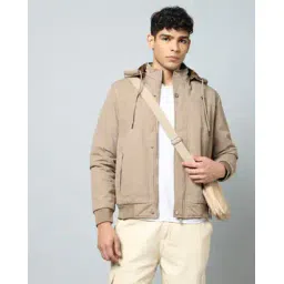 fort collins Men Regular Fit Hooded Winter Jacket with Inner Fur-picture-49