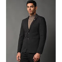 fort collins Men Solid Single Breasted Casual Blazer-picture-27