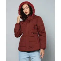 fort collins Women Regular Fit Zip-Font Bomber Jacket-picture-19