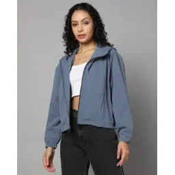 fort collins Women Regular Fit Zip-Front Hooded Parka Jacket-picture-18