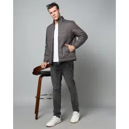 fort collins Men Regular Fit Zip-Front Bomber Jacket image 4