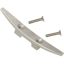 FORTISVEX 6 Inch Flagpole Cleat Standard Cast Aluminum Silver-picture-20