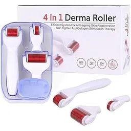 Forug Derma Roller Kit, 4-in-1 Titanium Microneedling Set, 0.25mm-0.3mm, 5 Replaceable Heads-picture-41