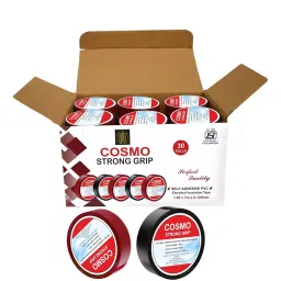 FORUS 18 mm x 7 m Cosmo ISI Marked Adhesive PVC Electrical Insulation Tape Red & Black (Pack of 30)-picture-36