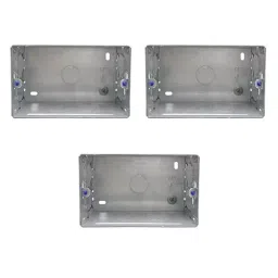 FORUS All-win 127x76.2 mm (5x3 inch) Concealed GI Sheet Metal Modular Box 4 Module (Pack of 3)-picture-28
