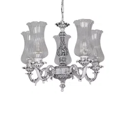Fos Lighting Chandlier Light 40 W Aluminium, Glass Distressed, SwanBW-AL-MiniSamaKamrak-CH5-picture-11