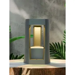 Fos Lighting Grey Aluminium Energy-Efficient Triangular 10W Warm White Led Gate Light-picture-31