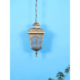 Fos Lighting 'Londonderry' Antique Gold Aluminium Outdoor Hanging Pendant Light - Set of 1-picture-19