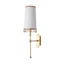 Fos Lighting Wall Sconce Light with Beaded Tassel Shade Long Arm Brass Antique Finish 40 W-picture-15