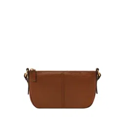 Fossil Jolie Brown Solid Small Shoulder Handbag-picture-33